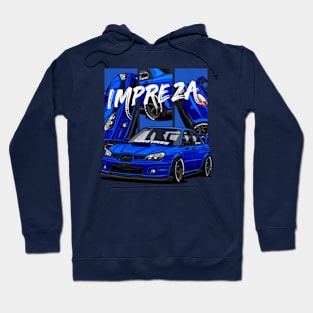 Impreza WRX STI Hawkeye, JDM Car Hoodie